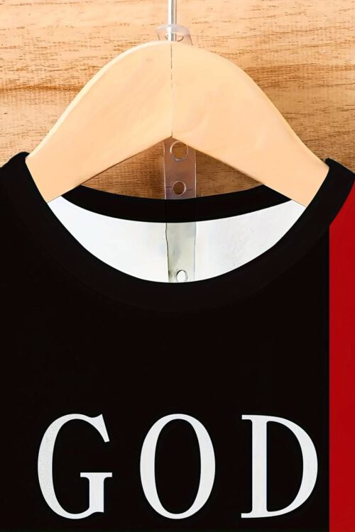 GOD GOT ME 3D Print Men’s Fashion Comfy Breathable T-Shirt, New Casual Round Neck Short Sleeve Tee For Spring Summer Holiday Leisure Vacation Men’s Clothing As Gift